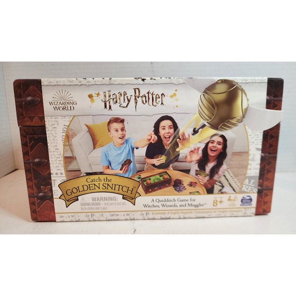 Harry Potter Catch the Golden Snitch Game 3-4 Players New In Box Card Game - Picture 1 of 4